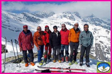 Gruppo Evergreen in vetta
