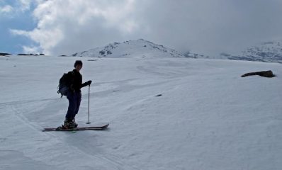 Bellissima neve sui pendii centrali