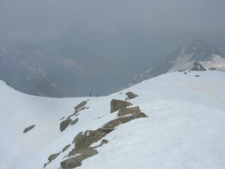 Usciti dal canale, verso la vetta