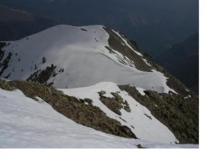 La Ciastella dalla cresta alla Lausa Bruna
