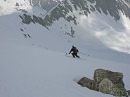 Scialpinista Francese sceso da vetta