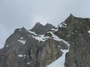 le due rampe viste dal bivacco