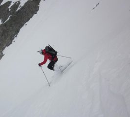 Io in discesa..grazie luca per la foto!