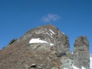 l'ultimo tratto a piedi per la vetta