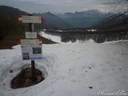 Il colle dell'Arpione con la costa dell'Arp sullo sfondo