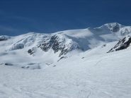 la vetta,da inizio ghiacciaio