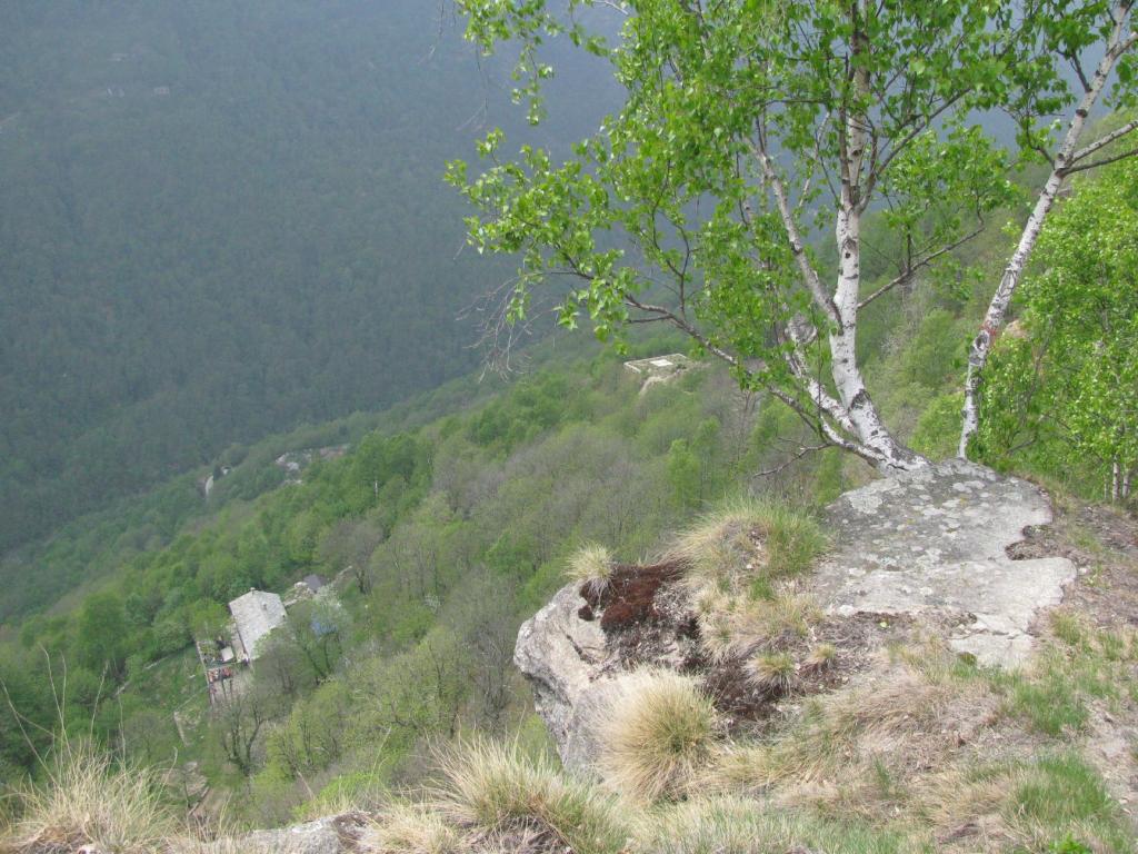 Il Rifugio Piazza visto dal Salto delle Felci