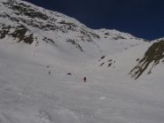 sul pianoro superiore, si va a destra