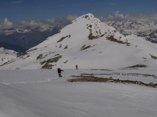 la cima occidentale dalla cima centrale