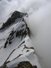 scorci fiabeschi sulla cresta proveniente dalla Cima di Bonze