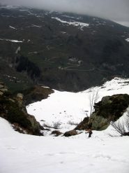superando la barra rocciosa