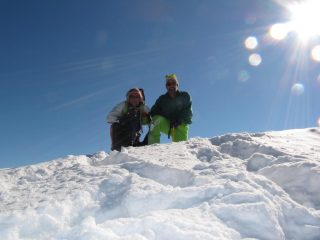 e finalmente in vetta