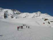 parte alta della salita con la cima sullo sfondo