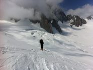 pianoro dei crepacci nella Valle' Blanche
