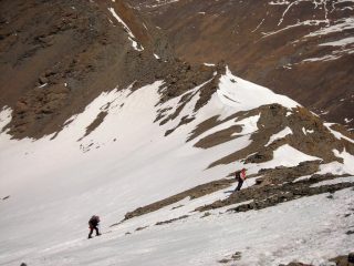 Gli ultimi ripidi pendii