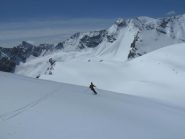 Discesa con vista sul M. Pelat