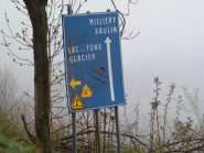 Impossibile mancare l'inizio del sentiero!