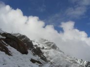 La vetta da metà costone sopra l'aple Giass Comun