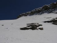 la bastionata finale che sostiene la cima