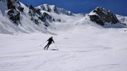 Manu si diverte sulla gran neve di oggi