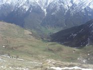 08 - Sguardo in basso fino a Chiesa di Bellino