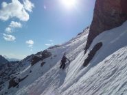 Alberto al traverso della cascata