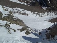Il canalino dall'alto