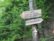 un primo cartello indicatore