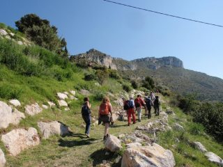 la via di salita