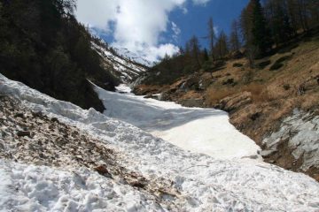 Canale finale con le valanghe