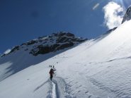 La vetta dal ghiacciaio