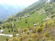 Prati dalla cima della via