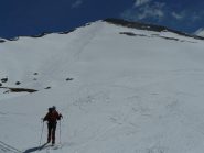 Il primo pendio tracciato