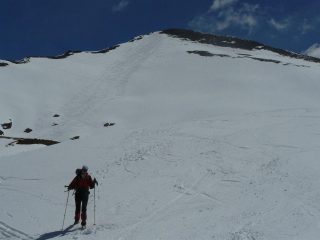 Il primo pendio tracciato