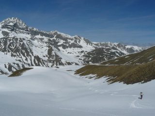 Pic di Rochebrune alle spalle