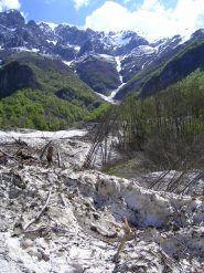 La salita lungo la gorgia