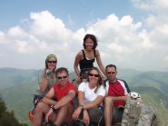 autoscatto in cima