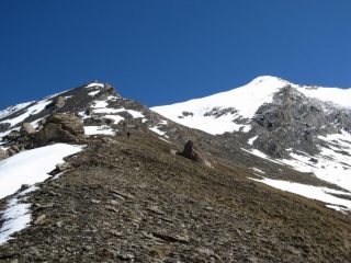 La dorsale del Sotto Rognosa che abbiamo percorso