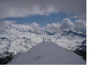 Il Rosa dalla vetta del M.Rous