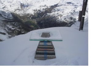 Cervinia dalla vetta...