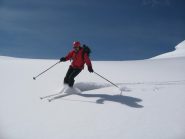 discesa dalla cima, prima del canale