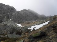 tratto ripido finale prima dei nevai