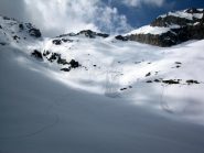 la mia traccia con slavina che ho staccato