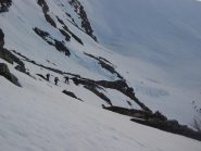 Sul secondo salto verso il Lago di Pietrarossa