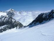 Dalla punta il colle di Arnas.