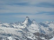 panorama dalla cima...il Cervino...