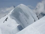 Dalla cima vista verso 