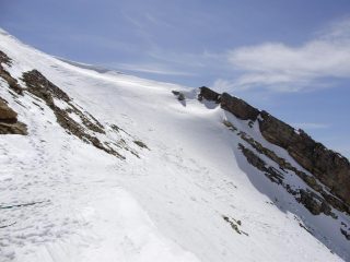 l'ultima rampa un pò ghiaccciata