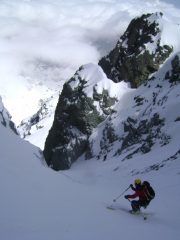 là sotto ci si toglie i ramponi