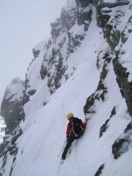 comoda attesa prima di una strattoia alla base della rampa superiore